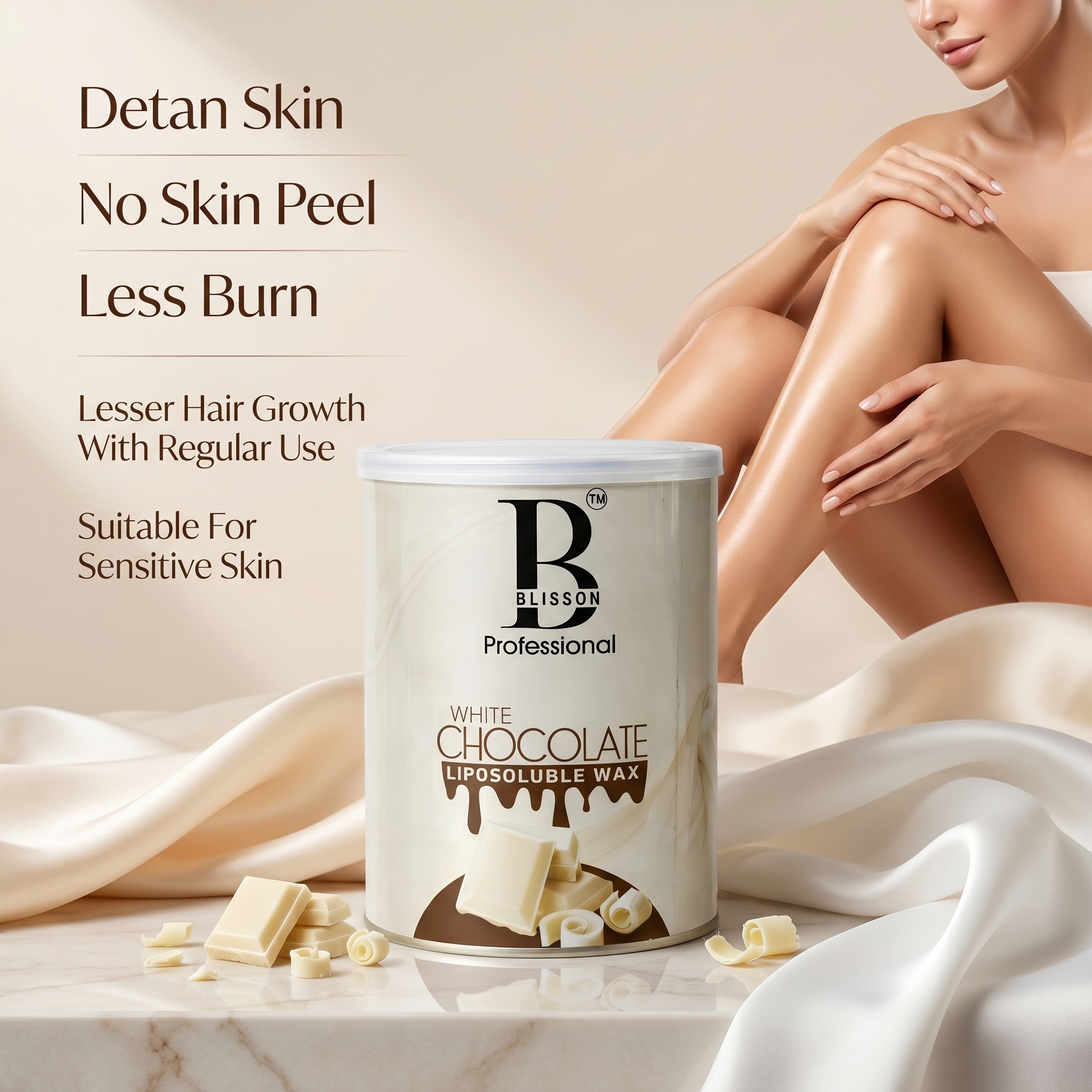 Blisson Professional White Chocolate Liposoluble Wax thumbnail 6
